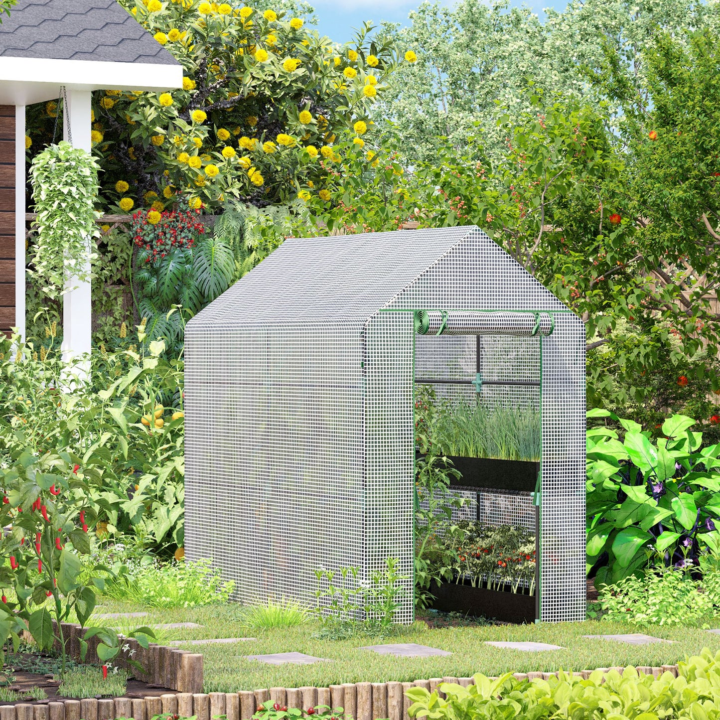 Polytunnel Greenhouse - Greenhouses | FOXDEN