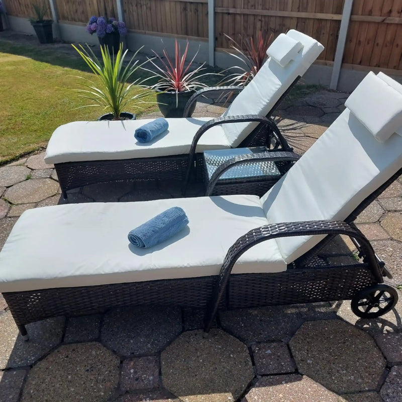 Rattan Sun lounger sets